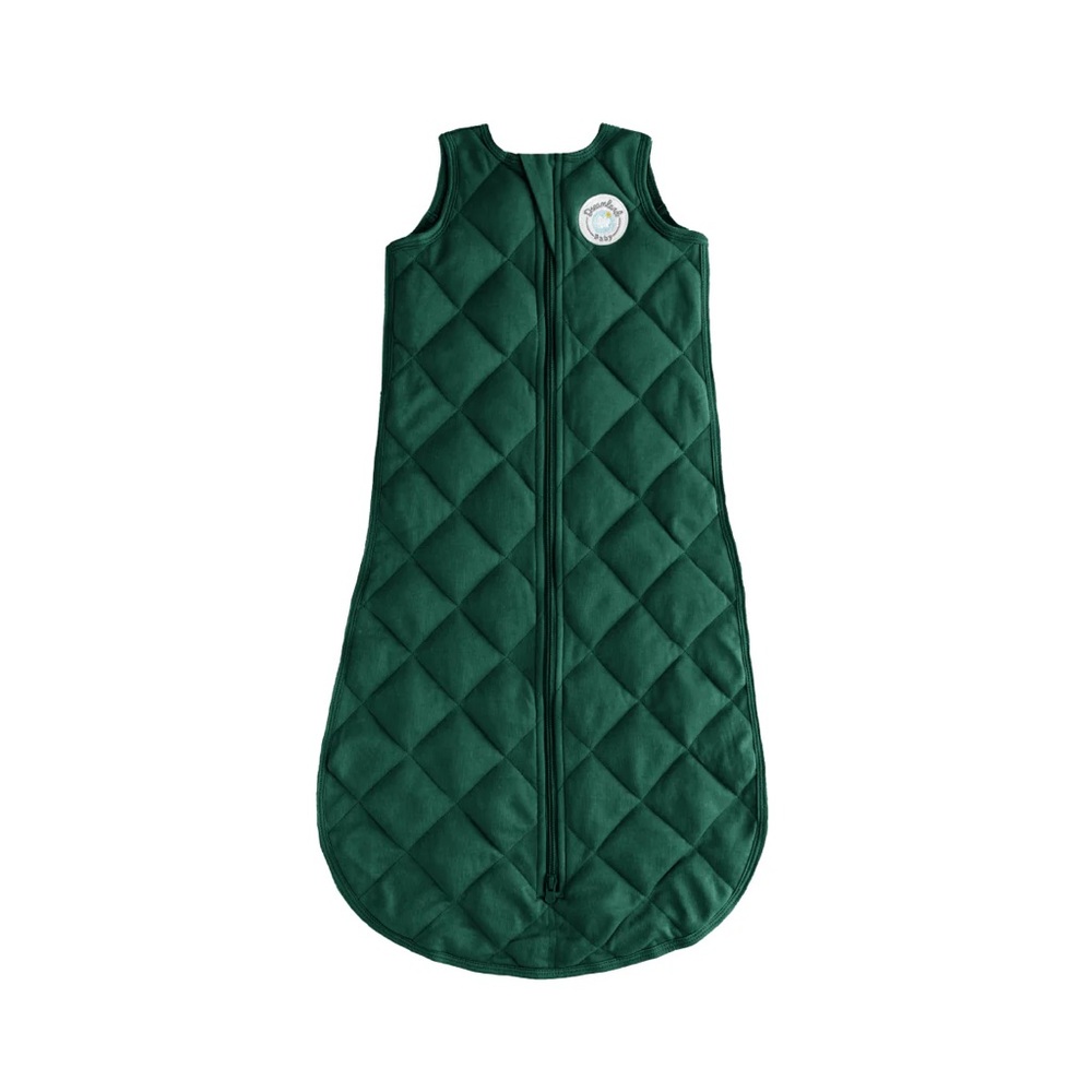 Dreamland Baby • Weighted Sleep Sack • XL • 24-36M • Forest Green • 100% Cotton